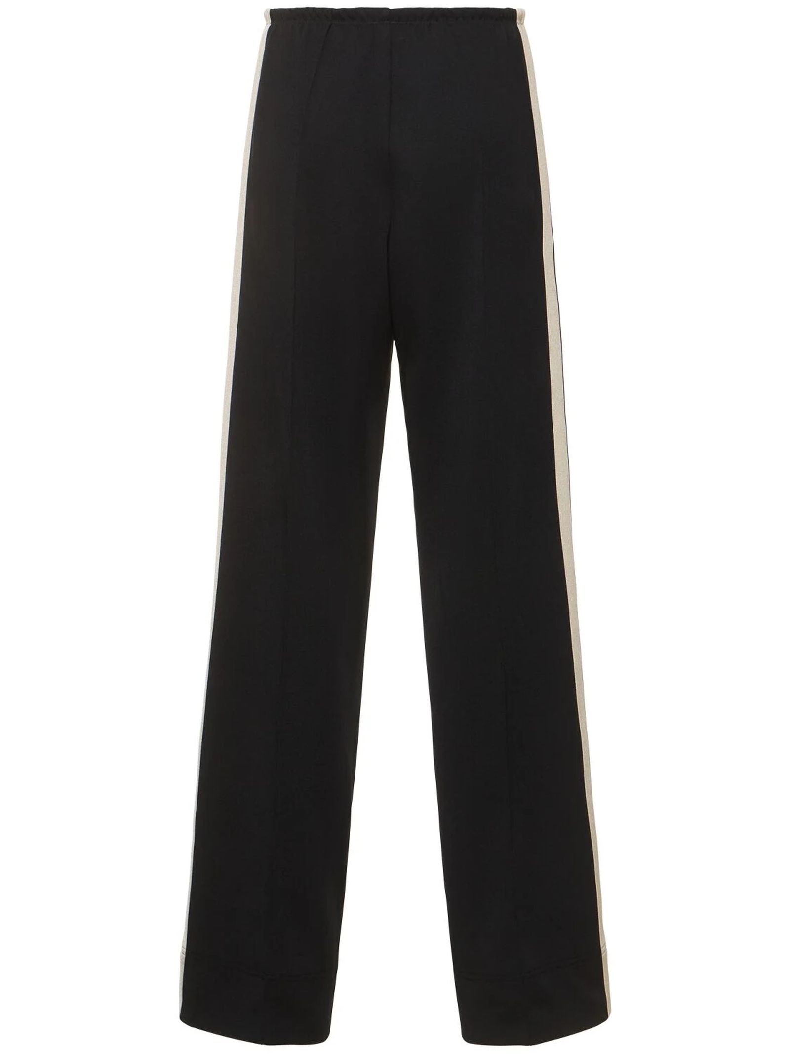 Black cotton full length track pant on sale